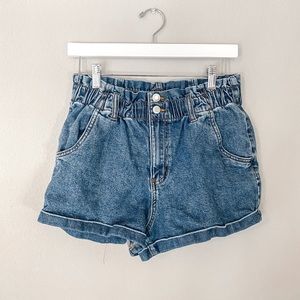 High rise mom shorts